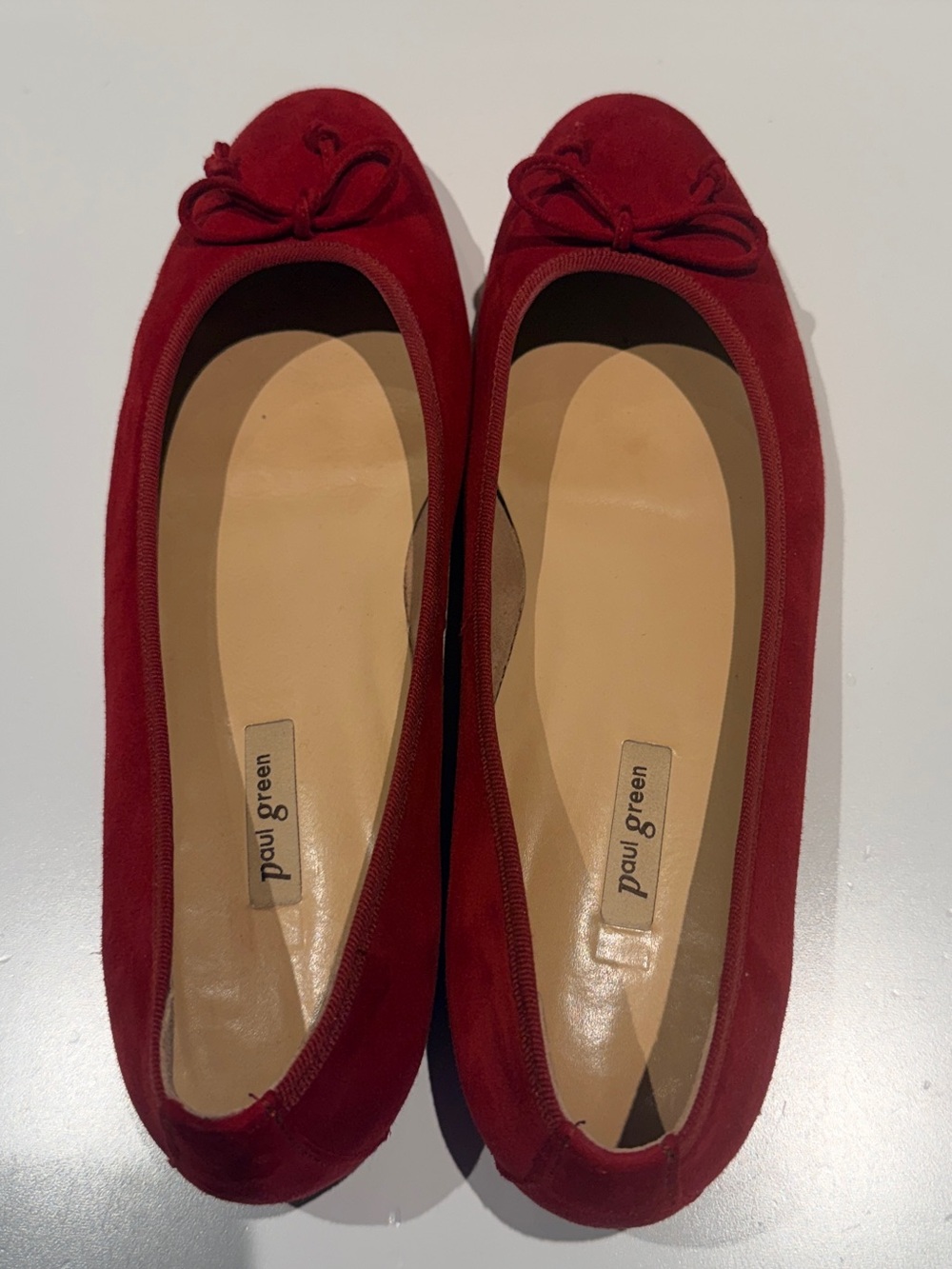 Paul Green Red Ursula Ballet Flats